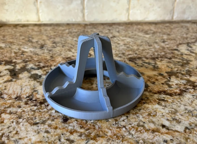 3d printed gadget_bottle drying rack